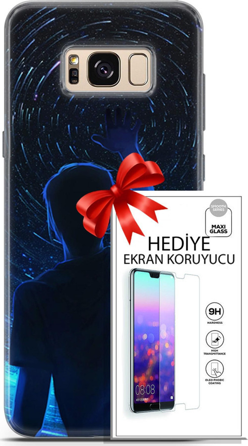 Samsung Galaxy S8 Kılıf Orijinal Seri Neo 14 Batman The Joker Cover Kılıf + Ön Ekran Koruyucu
