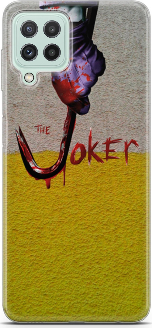 Samsung Galaxy A22 Kılıf Orijinal Seri Typo 09 Joker Uv Kılıf