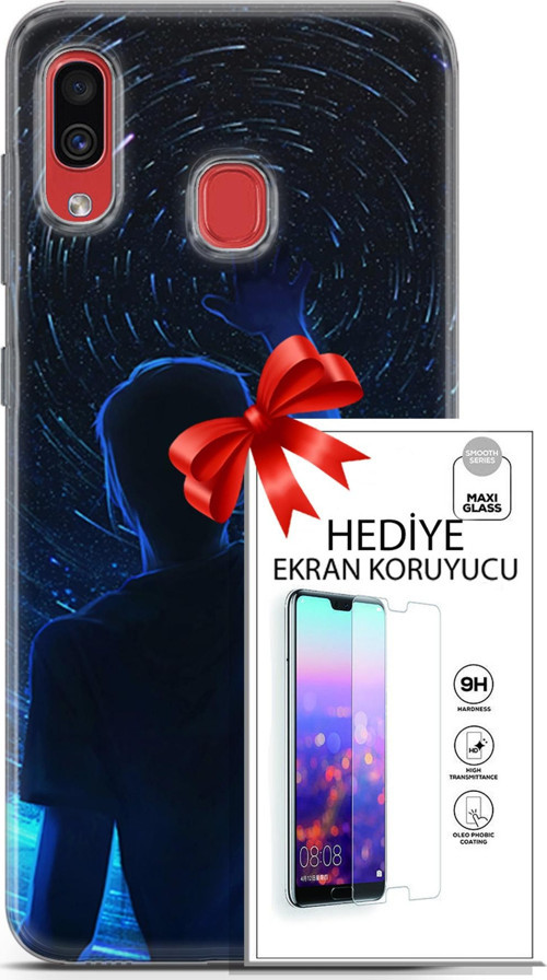 Samsung Galaxy A40 Kılıf Orijinal Seri Neo 14 Batman The Joker Cover Kılıf + Ön Ekran Koruyucu