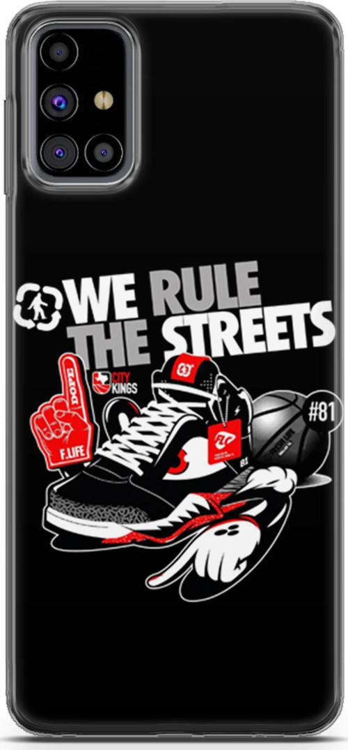 Samsung Galaxy M31S Kılıf Orijinal Seri Typo 25 We Rule The Streets Soyulmayan Kılıf