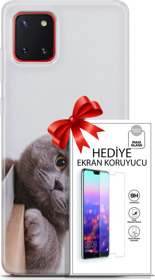 Samsung Galaxy A81 Kılıf Orijinal Seri Scotish-British 06 Duman Koruyucu Kapak Ekran Koruyucu