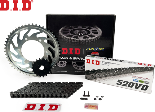 DID Zincir Dişli Seti Husqvarna Fc (350 Cc) (2020-2021) / Zincir : Dıd-520 Orıng-118 / Dişli: Jt (14T) - Sunstar (50T)