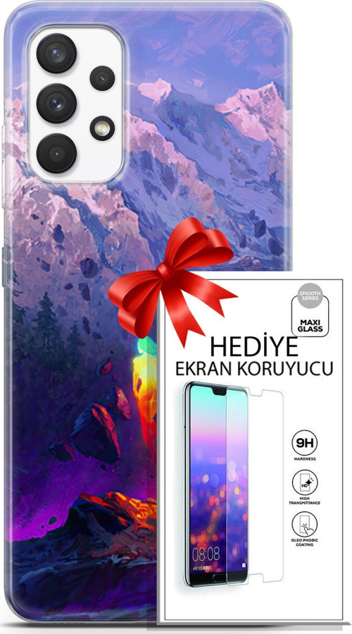 Samsung Galaxy A13 4G Kılıf Orijinal Seri Neo 24 Örümcek Adam Darbe Emici Kılıf + Ekran Koruyucu