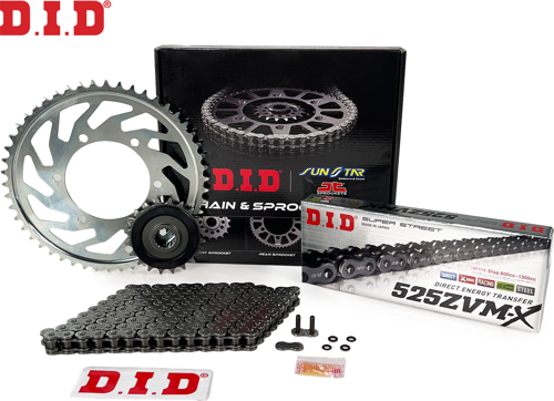 DID Zincir Dişli Seti Honda Cbf 500 (500 Cc) (2004-2008) / Zincir : Dıd-525Zvm-X (Çelik)-116 / Dişli: Jt (15T-41T)