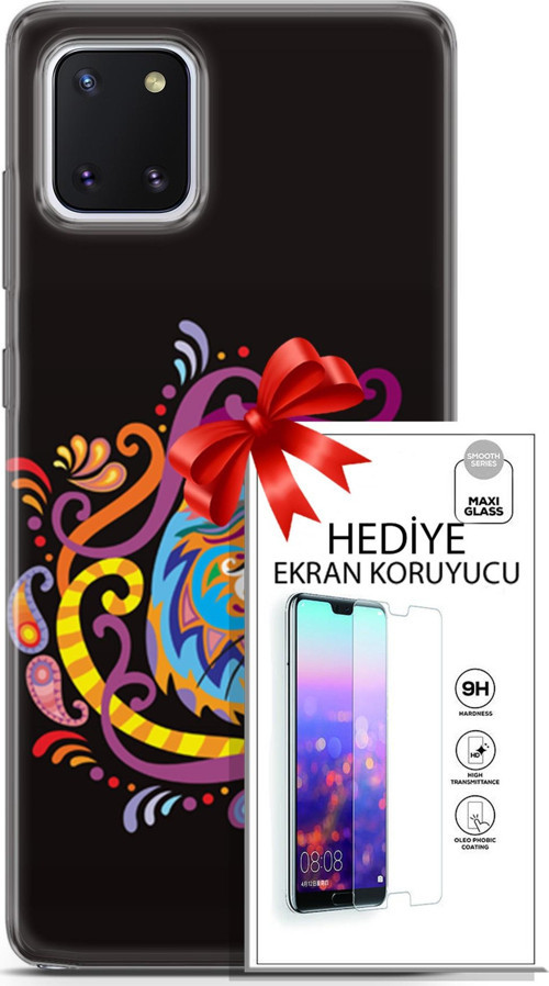 Samsung Galaxy Note 10 Lite Kılıf Orijinal Seri Scotish-British 02 Yerel Kedi Kapak Ve Ekran Koruyucu