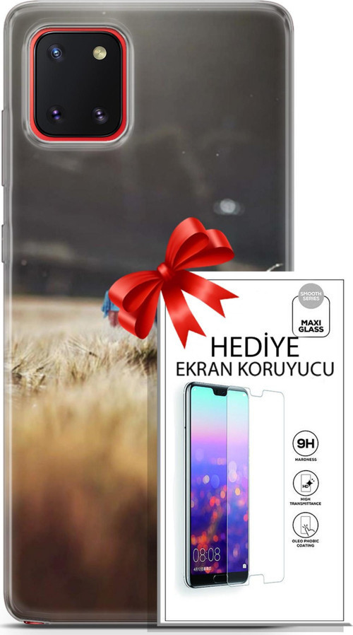 Samsung Galaxy A81 Kılıf Orijinal Seri Pubg 03 Ana Karakter Arka Kapak + Ekran Koruyucu