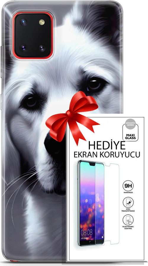Samsung Galaxy A81 Kılıf Orijinal Seri Dogs 17 Avcı Yumuşak Kılıf + Ekran Koruyucu