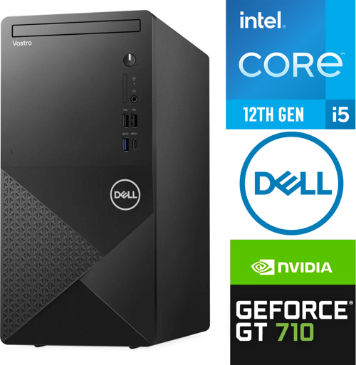 Vostro 3030 i5-12400 32GB 2TB SSD 2 GB GT710 W11P Masaüstü Bilgisayar N6004VDT3030MTU 021