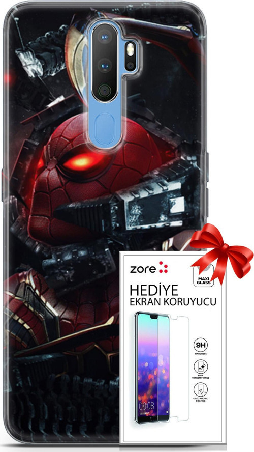 Oppo A9 2020 Kılıf Orijinal Seri Supers 20 Doctor Octopus Renkli Kılıf Ekran Koruyucu