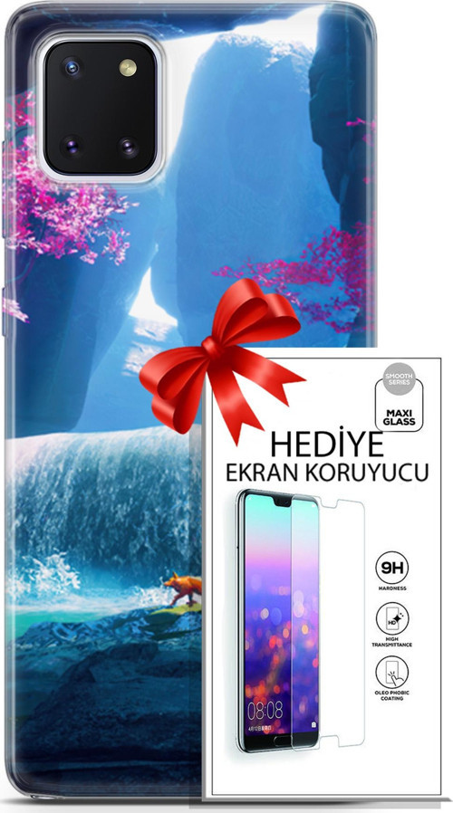 Samsung Galaxy Note 10 Lite Kılıf Orijinal Seri Neo 05 Iron Man Koruma Kılıfı + Ekran Koruyucu