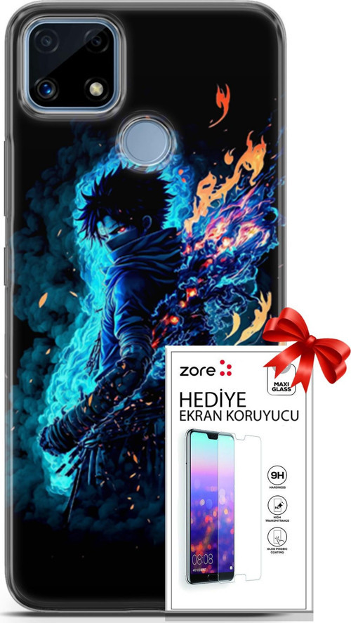Realme C25 Kılıf Orijinal Seri Supers 16 My Hero Anime Hediyelik Kılıf Ve Ekran Koruyucu