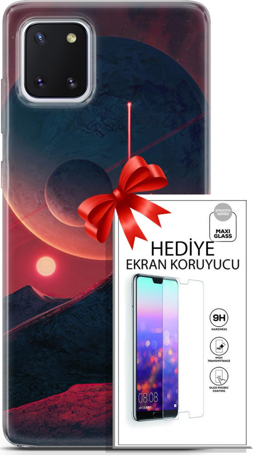 Samsung Galaxy Note 10 Lite Kılıf Orijinal Seri Neo 19 Iron Man Tam Koruma Kılıf + Ekran Koruyucu