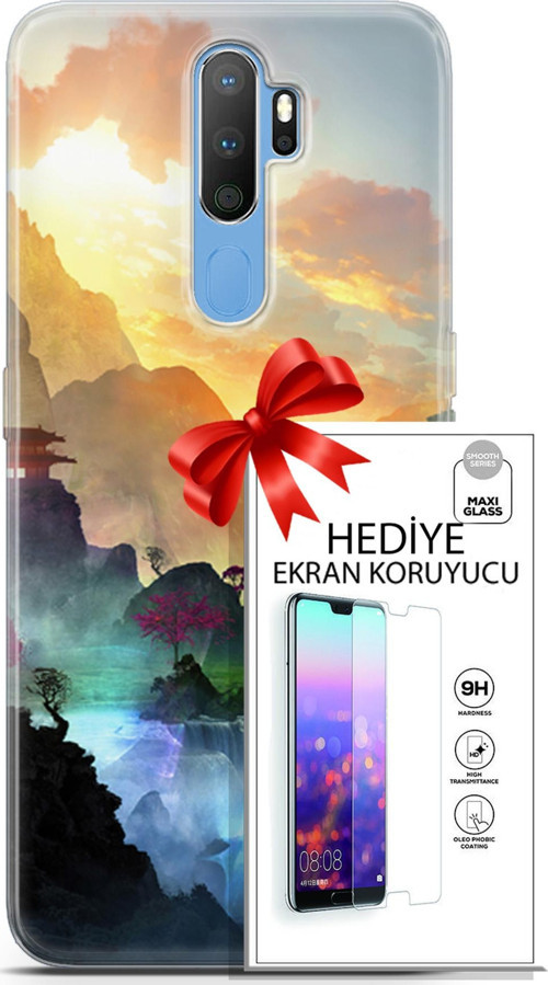 Oppo A9 2020 Kılıf Orijinal Seri Neo 06 Cyclops Koruyucu Kapak Ekran Koruyucu