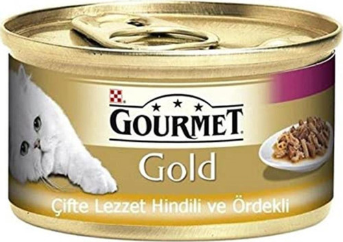 Gourmet Gold Hindili Ve Ördekli Konserve Kedi Maması - 85 Gr X 24 Adet