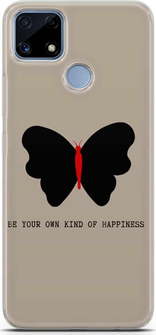 Realme C25 Kılıf Orijinal Seri Typo 21 Be Your Own Kind…. Darbe Önleyici Kapak