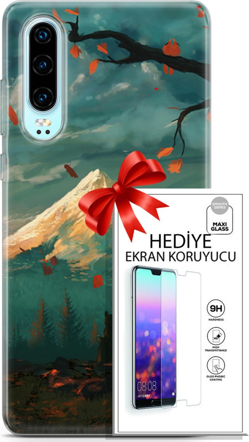 Huawei P30 Kılıf Orijinal Seri Neo 03 Wolverine Arka Kapak + Ekran Koruyucu
