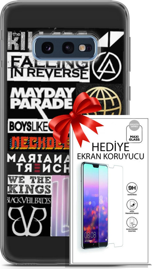 Samsung Galaxy S10E Kılıf Orijinal Seri Punky 28 Killers İz Bırakmayan Kılıf + Ön Ekran Koruyucu