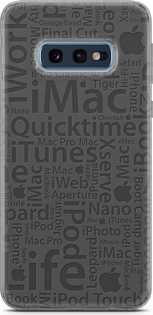 Samsung Galaxy S10E Kılıf Orijinal Seri Typo 28 İmac İweb İlife İz Bırakmayan Kılıf