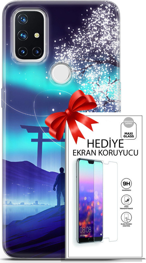 Oneplus Nord N10 5G Kılıf Orijinal Seri Neo 26 Spider Girls Soft Kapak + Ekran Koruyucu