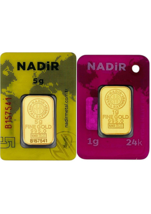 6 Gram (5+1) Külçe Gram Altın 24 Ayar