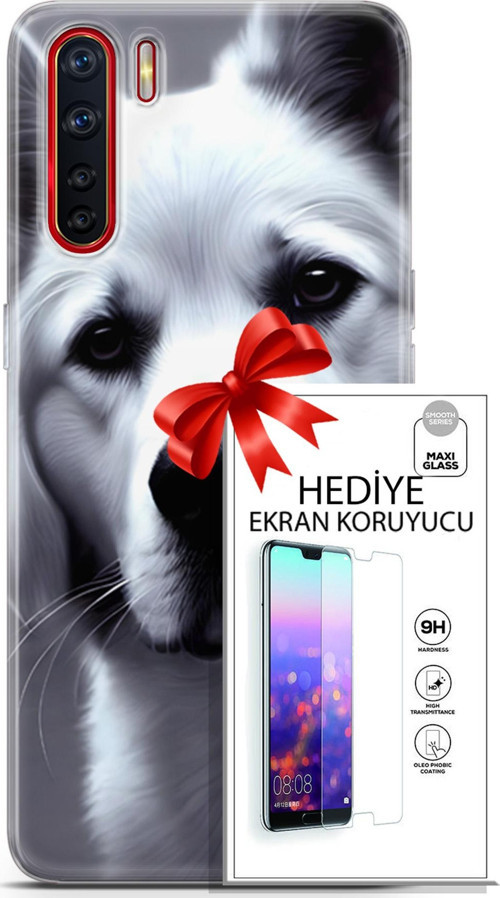 Oppo A91 Kılıf Orijinal Seri Dogs 17 Avcı Yumuşak Kılıf + Ekran Koruyucu