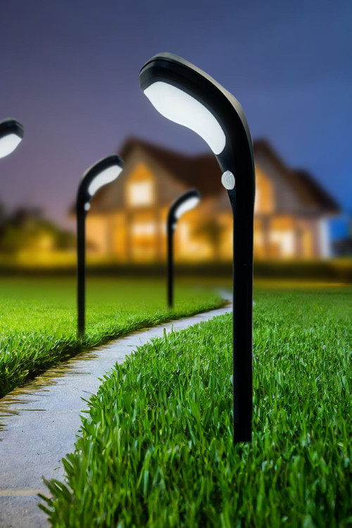 Solar Bahçe Aydınlatması Sensörlü Su Geçirmez Güneş Enerjili 15M² Alan Etkili 2 Mod Lamba 1 Adet
