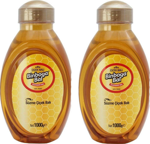 Kooperatif Süzme Çiçek Balı 1000 gr x 2'li