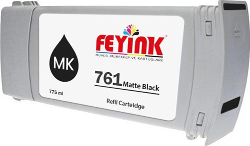 ® Hp 761-765 Matt Black (MK) Feyink Muadil Kartuş 775ml Designjet 7100/T7200