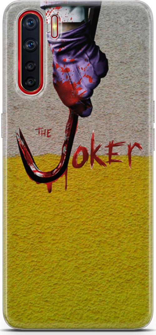 Oppo A91 Kılıf Orijinal Seri Typo 09 Joker Uv Kılıf