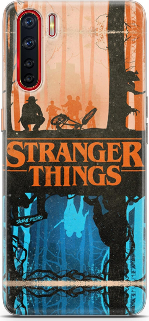 Oppo A91 Kılıf Orijinal Seri Typo 13 Stranger Things Case Kapak