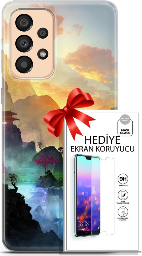 Samsung Galaxy A33 5G Kılıf Orijinal Seri Neo 06 Cyclops Koruyucu Kapak Ekran Koruyucu