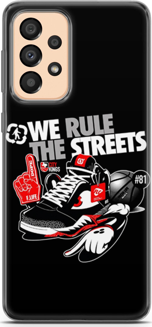 Samsung Galaxy A33 5G Kılıf Orijinal Seri Typo 25 We Rule The Streets Soyulmayan Kılıf