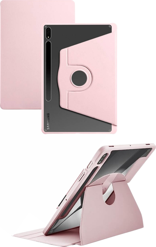 Galaxy Tab S9 FE Plus 12,4 inç Uyumlu Fuchsia Pino Tablet Kılıfı SM-X610NLGATUR - SM-X610NLIATUR - SM-X610NZAATUR - SM-X610NZSATUR