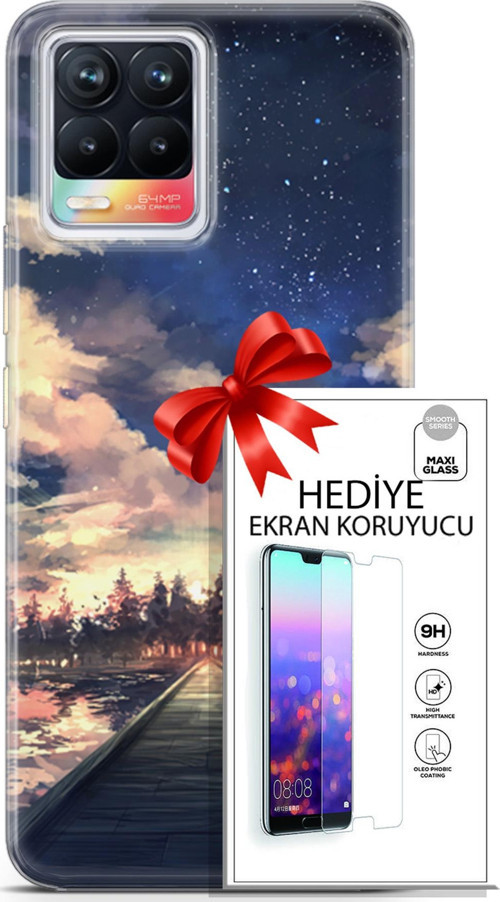 Realme 8 Kılıf Orijinal Seri Fantasy 22 Sonsuz Yol Kap + Ekran Koruyucu