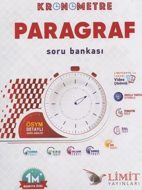 Kronometre Paragraf Soru Bankası 1M Baskıya Özel