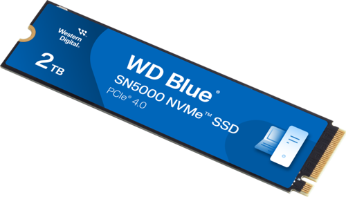 WD Blue SN5000, WDS200T4B0E, 2TB, 5150/4850 Gen4, NVMe PCIe M.2 2280, SSD