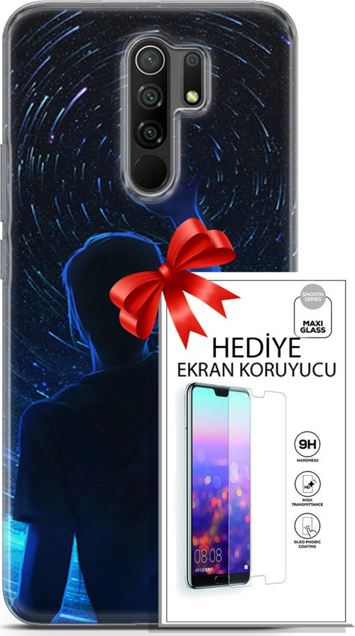 Xiaomi Redmi 9 Kılıf Orijinal Seri Neo 14 Batman The Joker Cover Kılıf + Ön Ekran Koruyucu