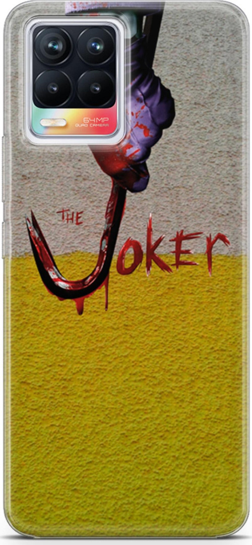 Realme 8 Kılıf Orijinal Seri Typo 09 Joker Uv Kılıf