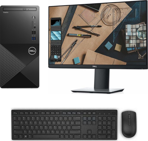 Vostro 3910 İ5-12400 8 GB 256 GB SSD Freedos 21.5" FHD P2319H Monitör N7519VDT3910_UBUMTRP2319H BT0