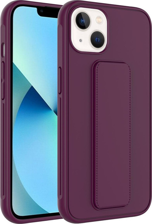 Apple iPhone 13 Kılıf Qstand Kapak Standlı Renkli Koruyucu Kapak