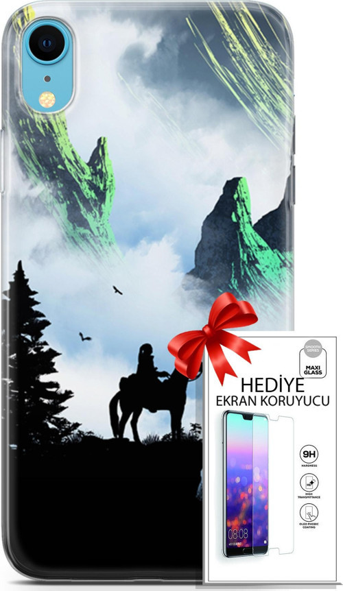 Apple İphone Xr Kılıf Orijinal Seri Algorand 25 Atlı Soyulmayan Kılıf + Ekran Koruyucu Full Koruma