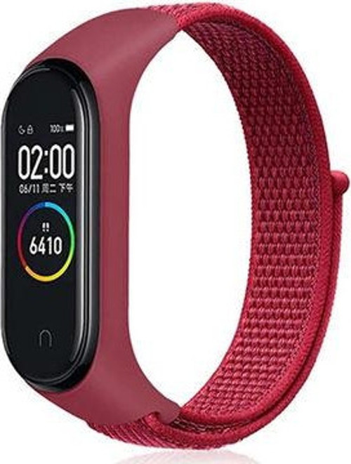 Xiamio Mi Band 5/6 Uyumlu Hasır Kordon Örgü Kayış