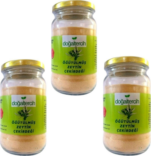 Öğütülmüş Zeytin Çekirdeği Tozu 200 Gr X 3 Adet