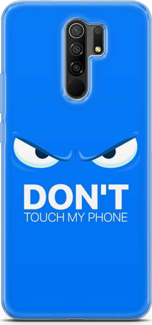 Xiaomi Redmi 9 Kılıf Orijinal Seri Typo 19 Don'T Touch My Phone Tam Koruma Kılıf
