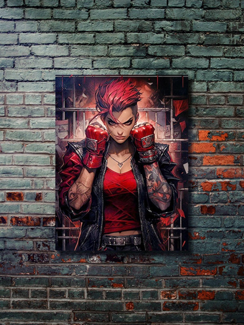 Vi - League Of Legends - Gaming Posterleri, Özel Tasarım Kağıt Poster, Duvar Sanatı