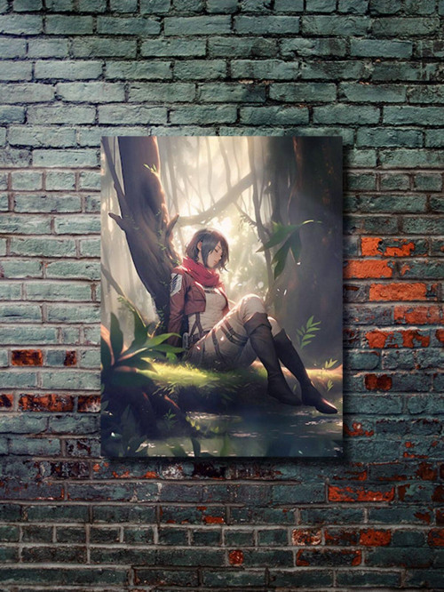 Mikasa Akerman - Attack On Titan - Anime & Manga Posterleri, Özel Tasarım Kağıt Poster