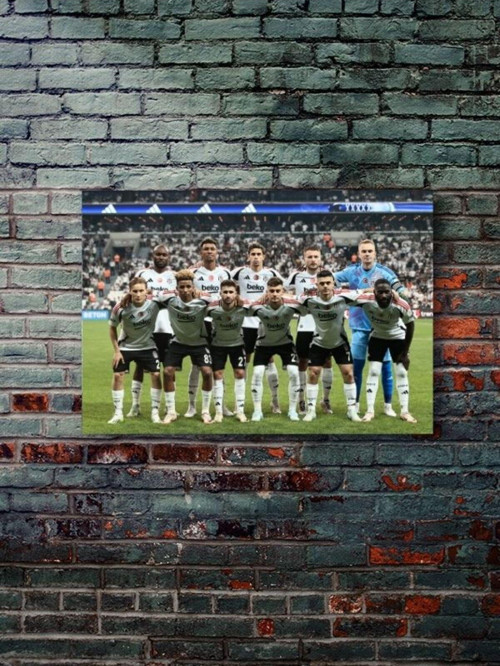 Bjk Takım - Beşiktaşk - Spor Posterleri, Takım Posterleri Özel Tasarım Kağıt Poster
