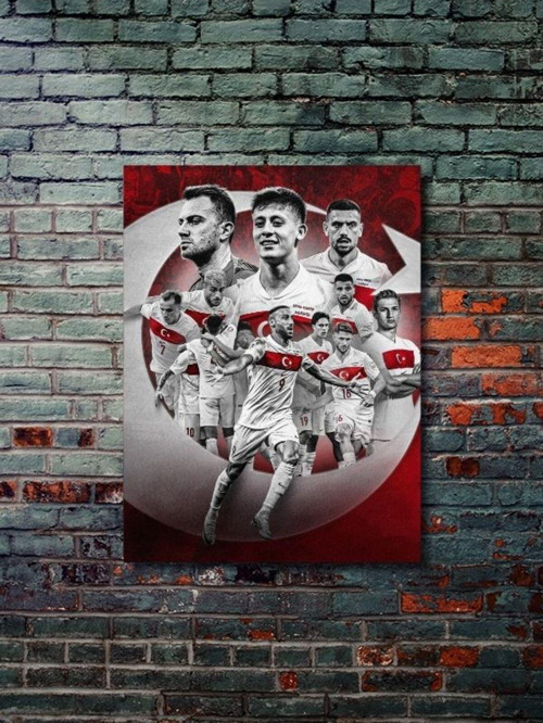 Türkiye - Milli Takım - Spor Posterleri, Takım Posterleri Özel Tasarım Kağıt Poster,