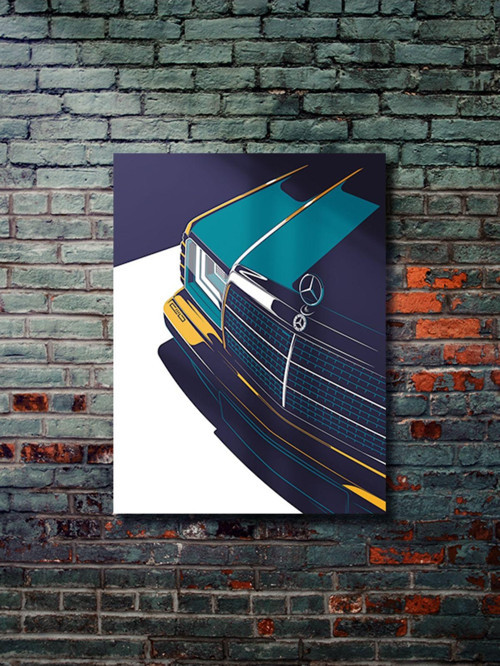 Mercedes - Cars Posterleri, Özel Tasarım Kağıt Poster, Duvar Sanatı