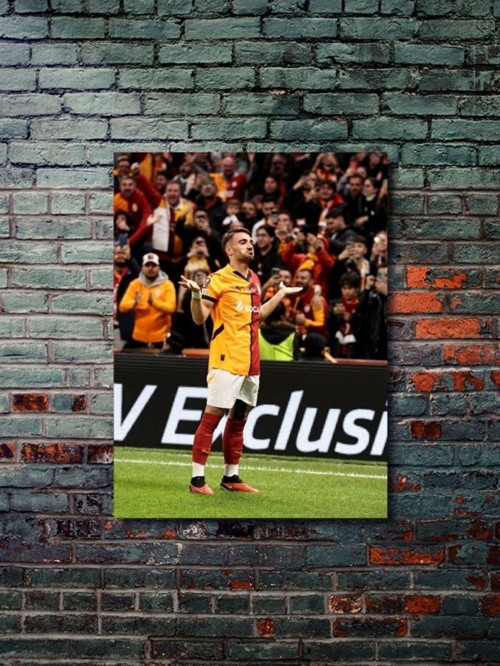 Yunus Akgün - Gs - Spor Posterleri, Takım Posterleri Özel Tasarım Kağıt Poster.